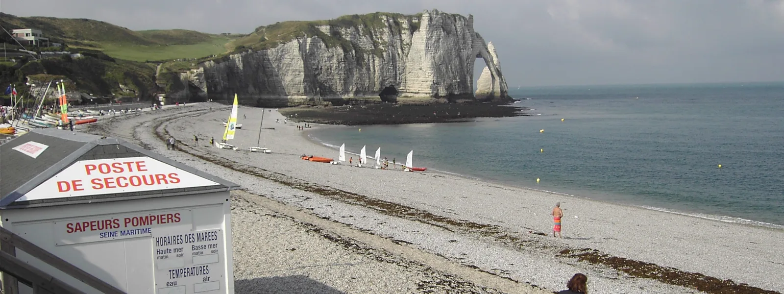 Étretat beach and cliffs, Normandy, France