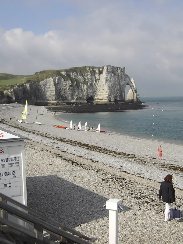 Étretat beach and cliffs, Normandy, France